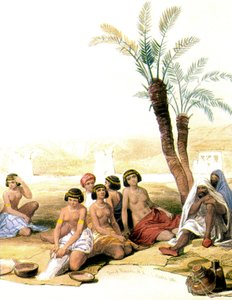 Schiavi nubiani sul Nilo nel 1846-1850 da David Roberts