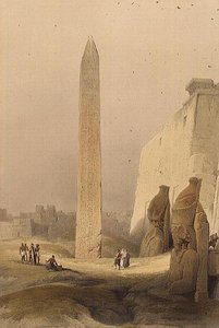 Obelisco a Luxor, da "Egitto e Nubia", Vol.1