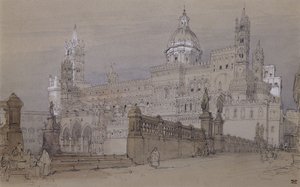 Cattedrale di Palermo, 1854 da David Roberts