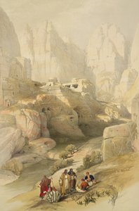 Petra, 10 marzo 1839, tavola 104 dal Volume III di 