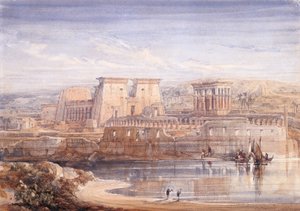 Philae: una vista dei templi dal sud