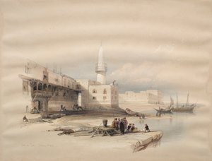 Molo a Suez, 1839 da David Roberts