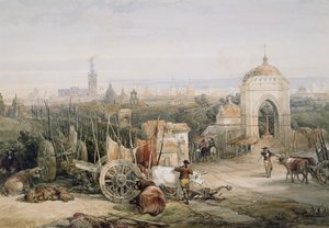 Siviglia dalla Cruz del Campo da David Roberts