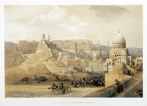 La Cittadella del Cairo, Palazzo di Mehemet Ali in "La Terra Santa", Londra 1849 da David Roberts