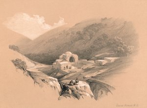 La fontana di Giobbe, 1855 da David Roberts