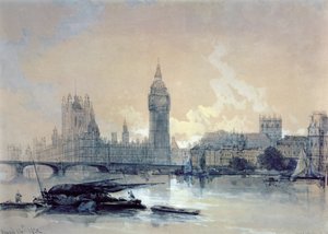 Le case del Parlamento da David Roberts