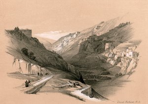 La piscina inferiore di Siloe, 1855 da David Roberts