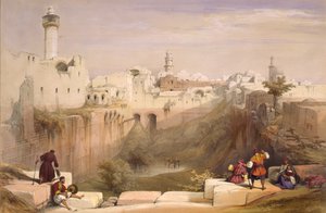 La Piscina di Betesda, Gerusalemme da David Roberts