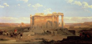 Le rovine del Tempio Minore a Baalbeck