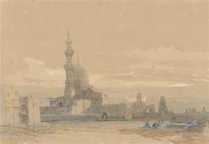Le tombe dei califfi, Il Cairo da David Roberts