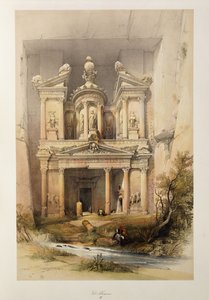 Il Tesoro - El Khasne, dalla serie La Terra Santa da David Roberts