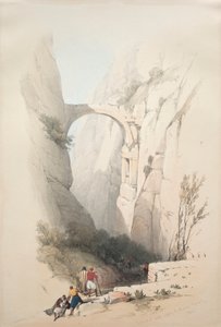 Arco di trionfo che attraversa il burrone che conduce a Petra