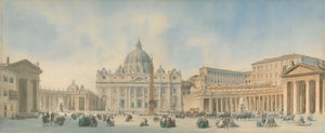 Vista di San Pietro, Roma da David Roberts