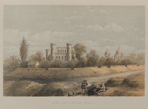 Khoorsyad Munzil, Lucknow da David Scott Lieutenant Colonel (after) Dodgson
