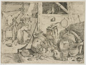 Interno di cucina da David Teniers (II) (attributed to)