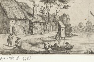 Paesaggio con fattoria e acqua da David Teniers (II)
