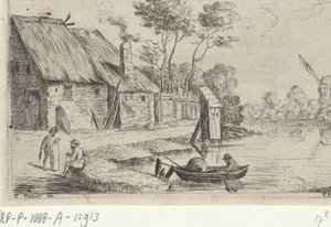 Paesaggio con fattoria e acqua da David Teniers (II)