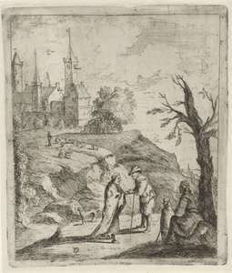 Paesaggio con indovina