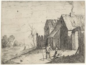 Due contadini in conversazione da David Teniers (II)
