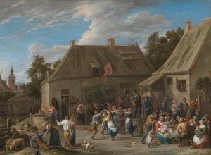 Festa contadina da David Teniers the Elder