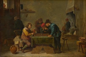 Giocatori di backgammon, c. 1645 da David Teniers the Younger