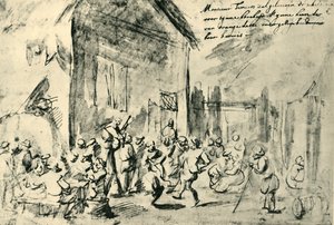 Danza di campagna, metà-fine XVII secolo, 1943 da David Teniers the Younger