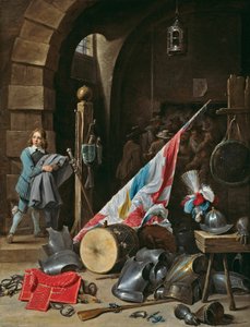 Il corpo di guardia da David Teniers the Younger