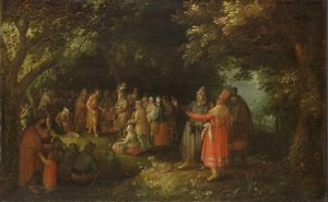 San Giovanni Battista predica