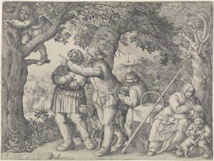 Il nidiaceo da David Vinckboons (I)