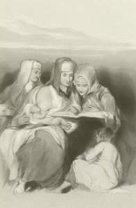 Donne ebree che leggono le Scritture a Gerusalemme da David Wilkie