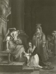 La principessa Doria lava i piedi ai pellegrini da David Wilkie