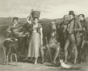 Sir Walter Scott e la sua famiglia da David Wilkie