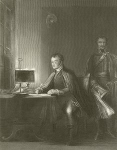 Il Duca di Wellington scrive i suoi dispacci da David Wilkie