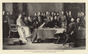 Il primo consiglio di Sua Maestà la Regina, Kensington Palace, 20 giugno 1837 da David Wilkie