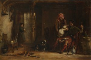 La famiglia delle Highlands, 1824 da David Wilkie