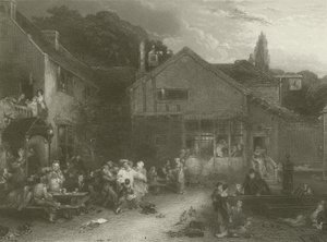 La festa del villaggio da David Wilkie
