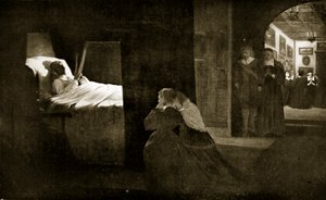 La morte di Cromwell, 1658, illustrazione da 