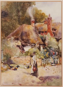 Vecchio cottage a Sutton Courtney, Berkshire da David Woodlock