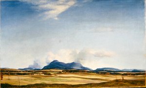 Nuvole autunnali, le colline di Ochil, c.1930 (olio su tela)