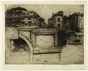 Ponte della Trinità da David Young Cameron