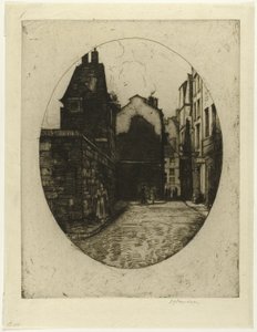 Rue Saint Julien le Pauvre, tavola sei dal Set di Parigi da David Young Cameron