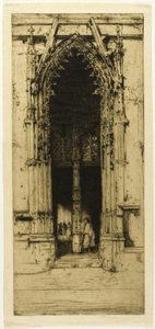 Il portico nord, Harfleur da David Young Cameron
