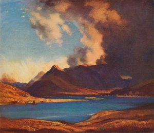 Le ombre di Glencoe, 1925 da David Young Cameron