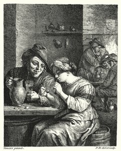 La donna che fuma (incisione)