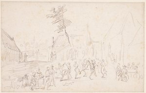 Un matrimonio contadino da David Teniers the Younger