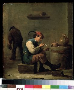 Un fumatore, c.1630 da David Teniers the Younger