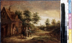 Davanti alla taverna da David Teniers the Younger