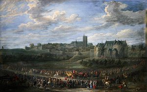 Ingresso di una Principessa a Bruxelles da David Teniers the Younger