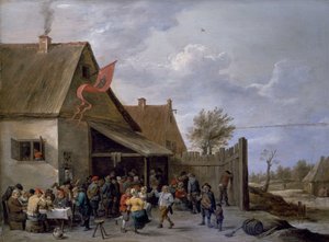 Kermesse nel giorno di San Giorgio da David Teniers the Younger