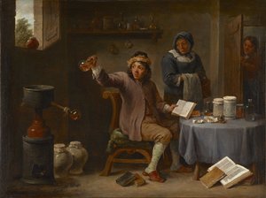 La visita del dottore da David Teniers the Younger